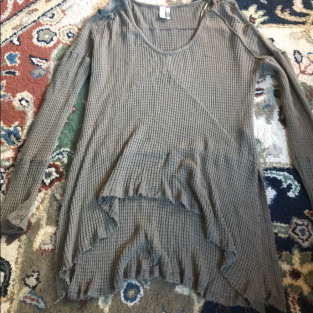 Waffle long sleeve shirt